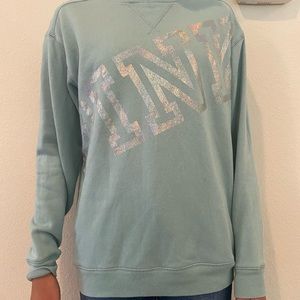 PINK- aqua sweater